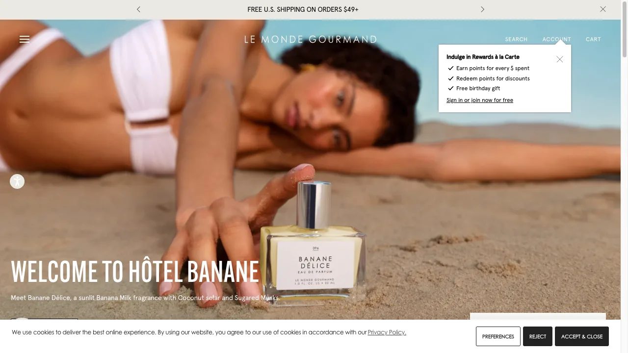 Le Monde Gourmand / Gourmand Beauty Shopify audit